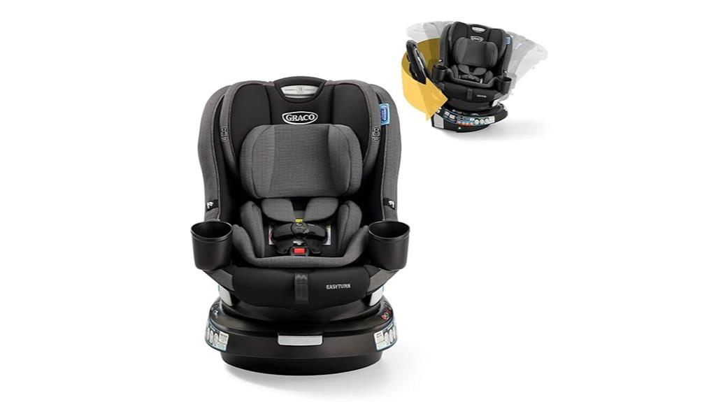 rotatable convertible safe seat