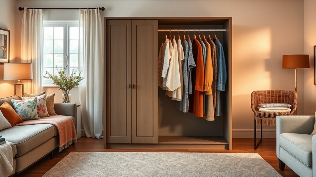 rotate decor and clothing