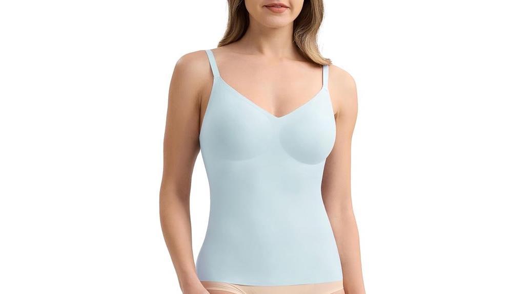 seamless v neck tank