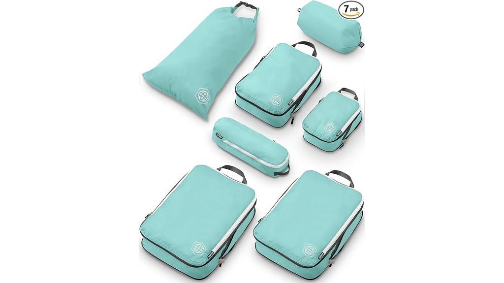 seven piece travel compression set