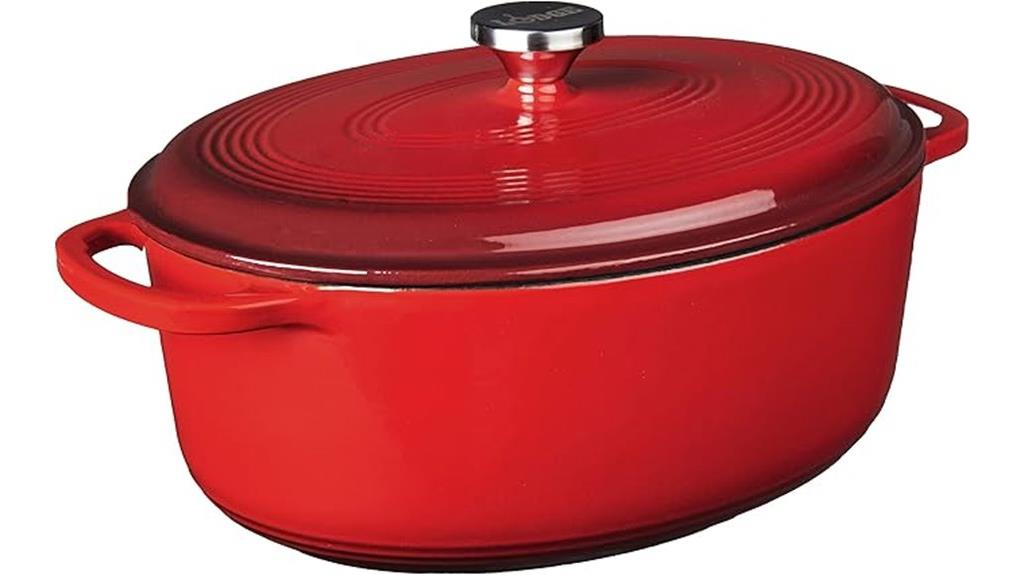 seven quart enamel dutch oven