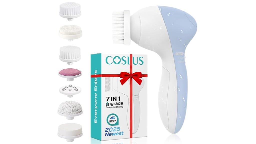 silicone facial cleansing brush