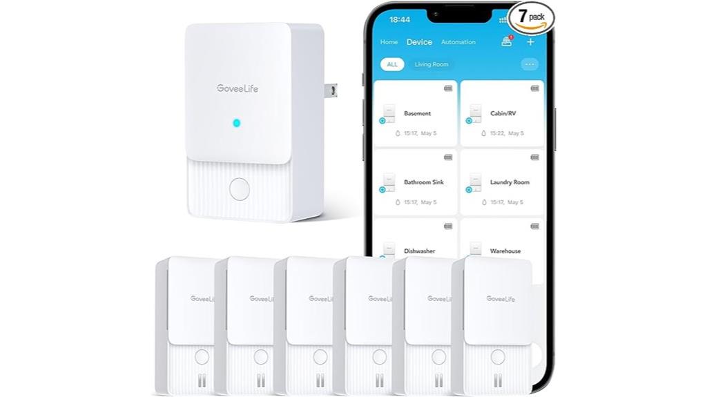 six pack wifi leak sensors