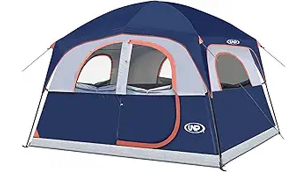 six person waterproof tent