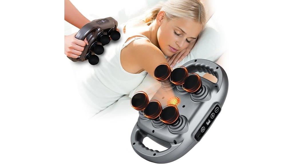 six speed head massager