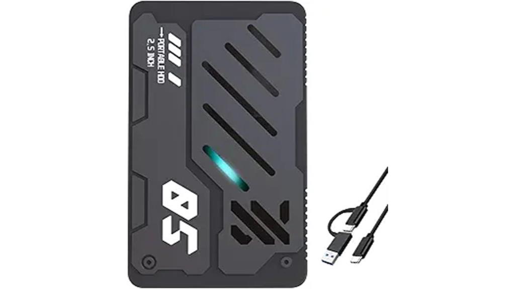 slim usb c external drive