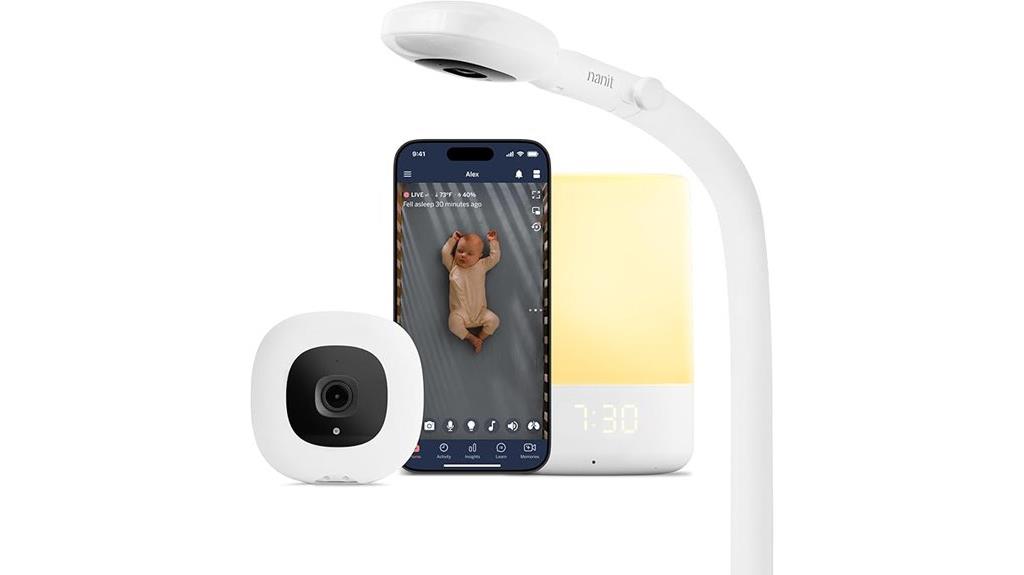 smart baby monitor with mount