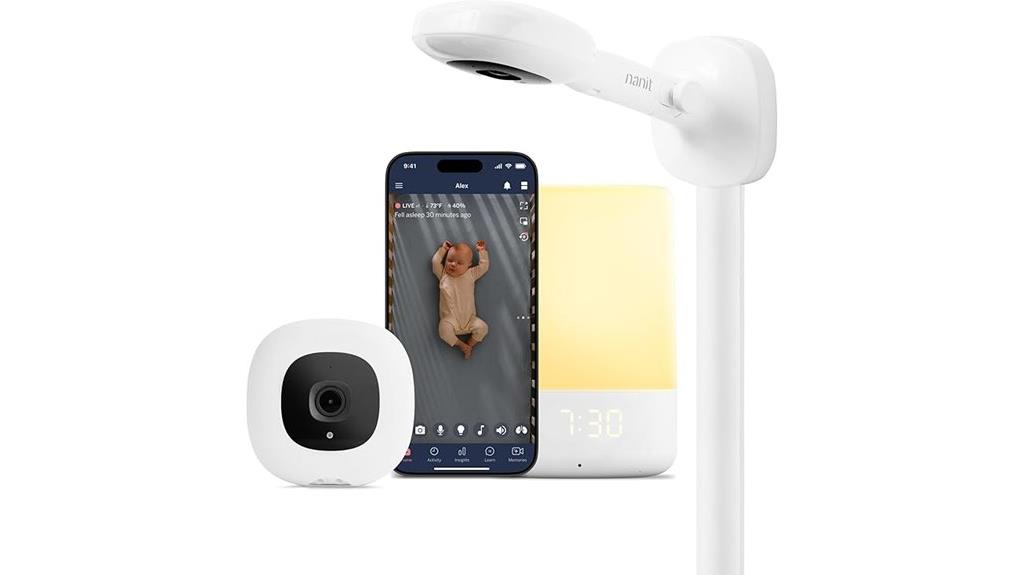 smart baby monitor with mount