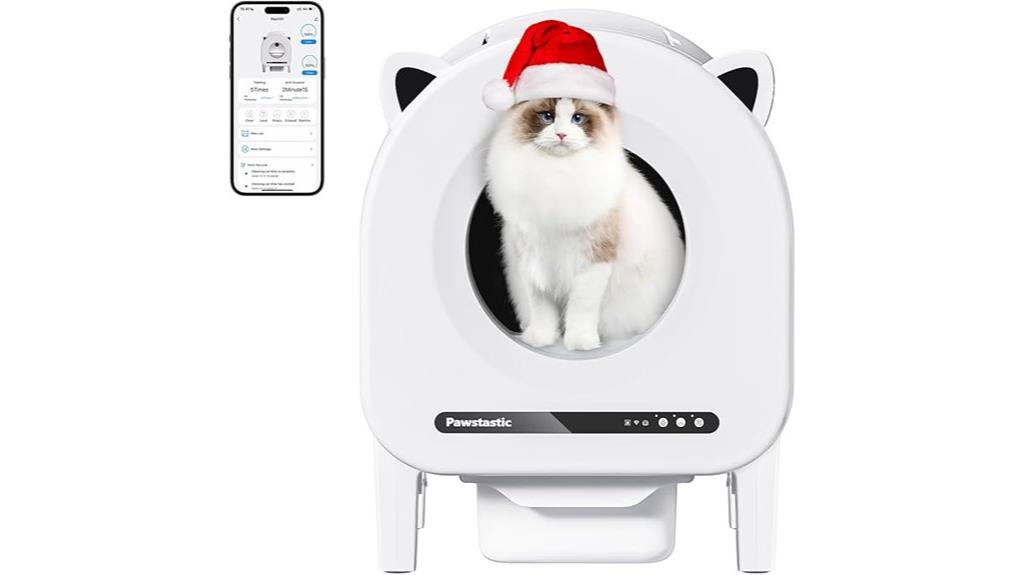 smart odorless app controlled litter box