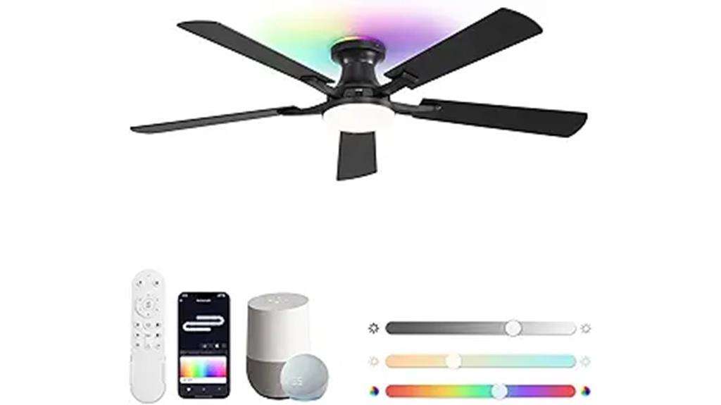 smart rgb ceiling fan