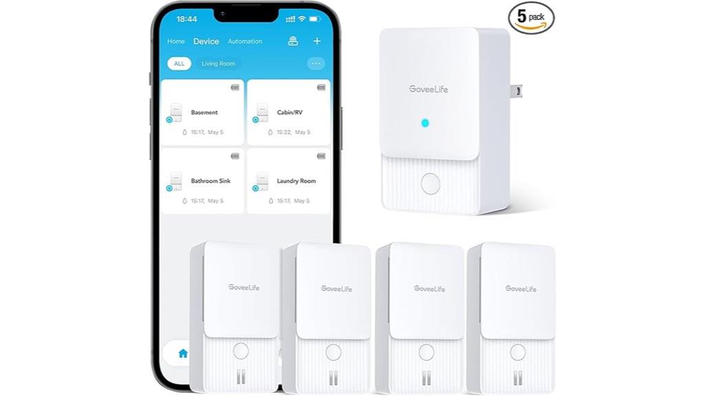 smart water leak detector pack