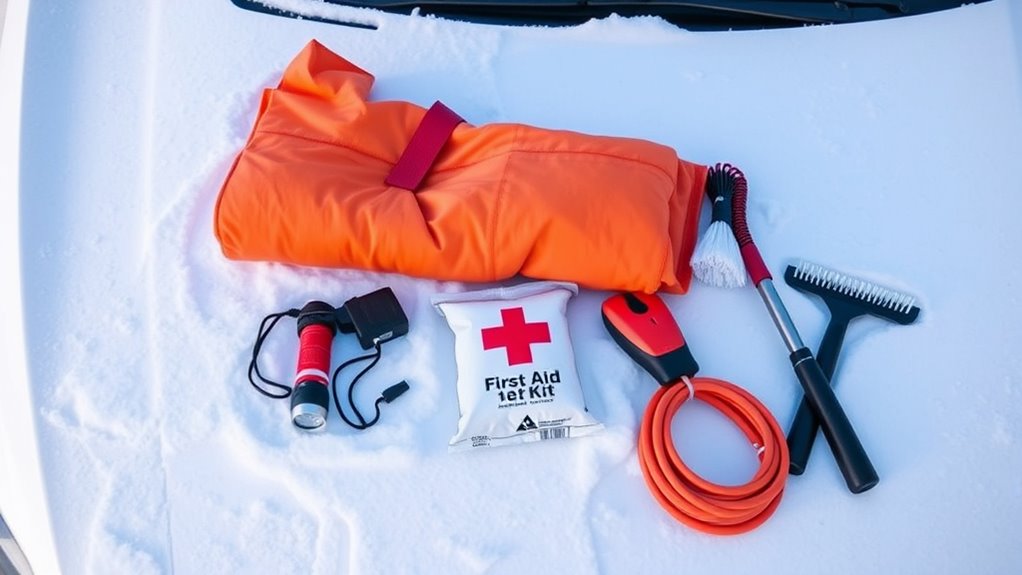 snow travel emergency kits