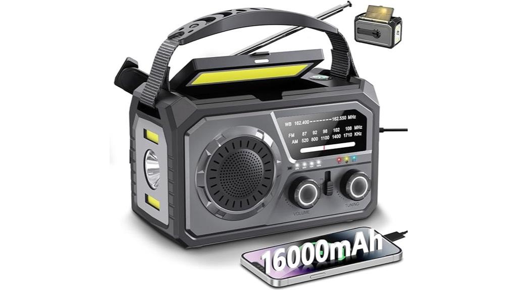 solar power emergency radio