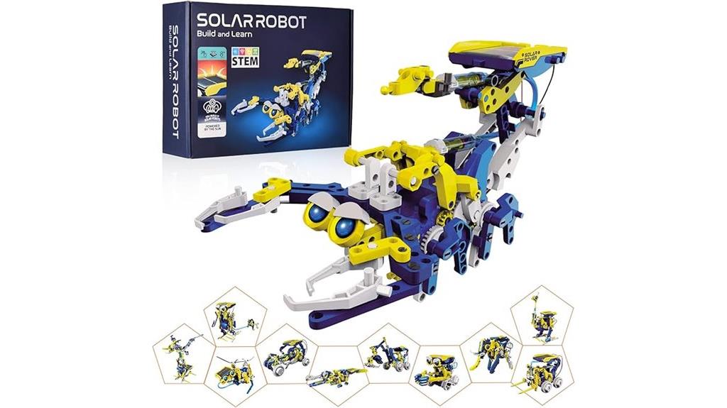 solar powered multi robot kit