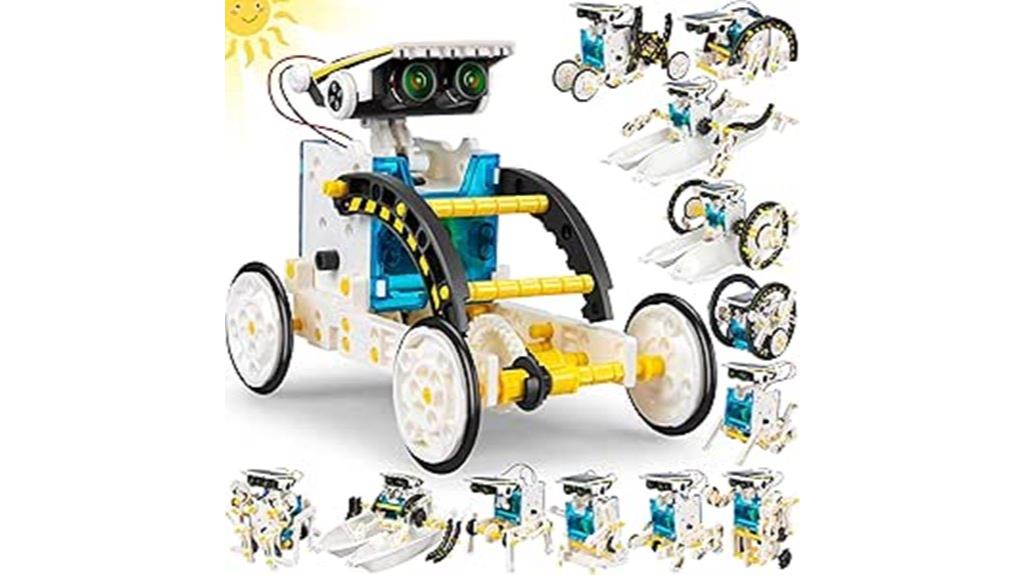 solar powered robot construction kit