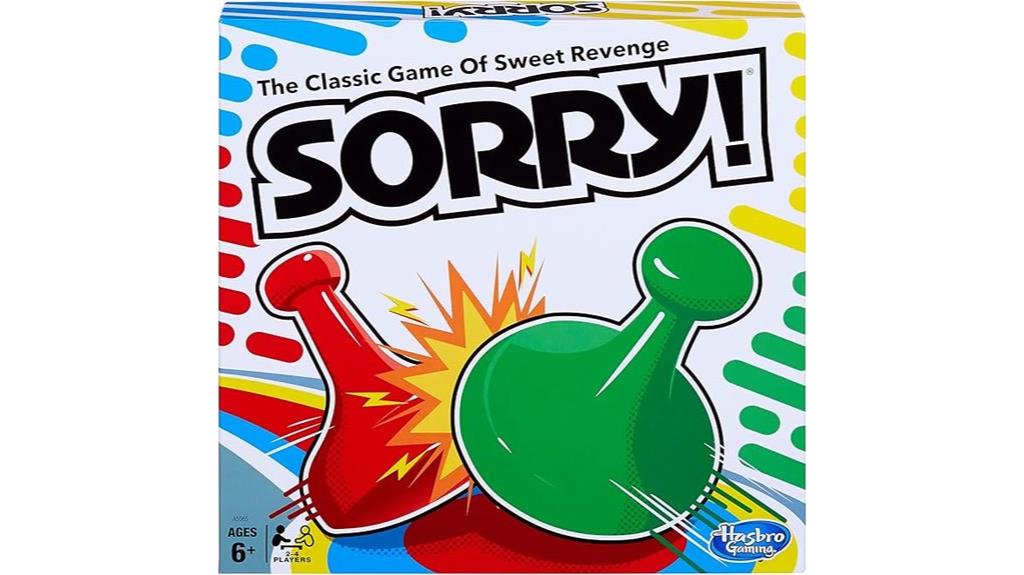 sorry kids family board game
