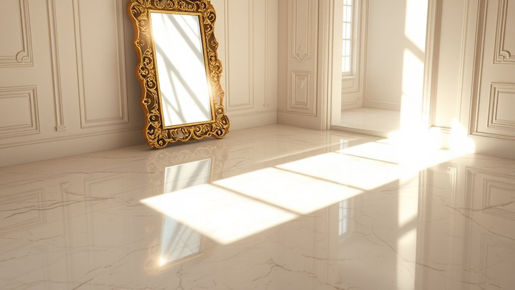 strategic mirror placement enhances brightness