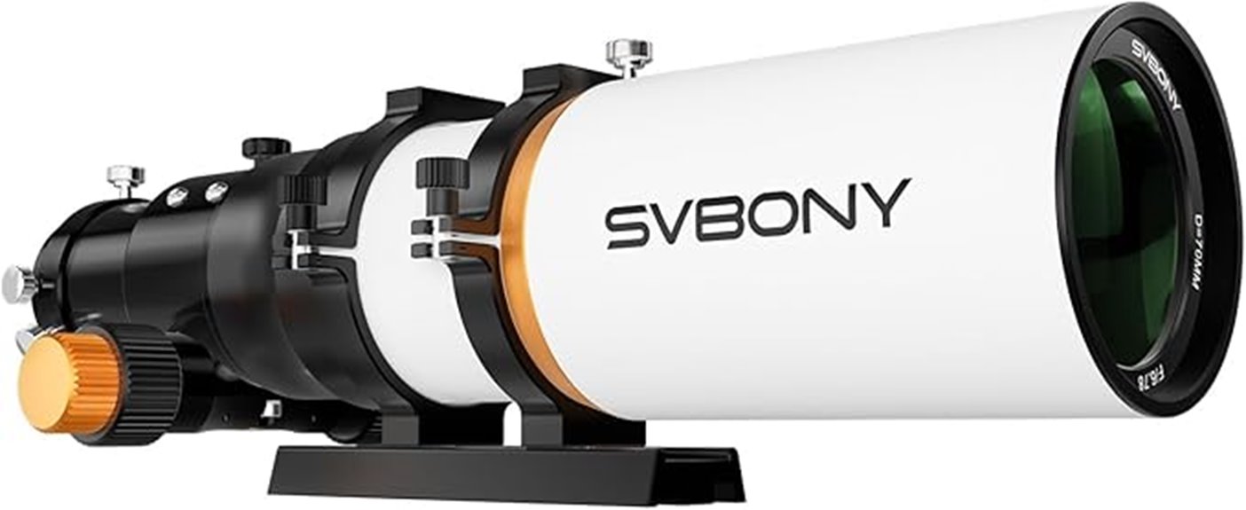 svbony 503 refractor with field