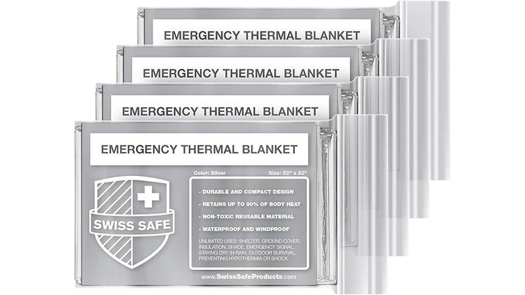 swiss safe emergency blankets