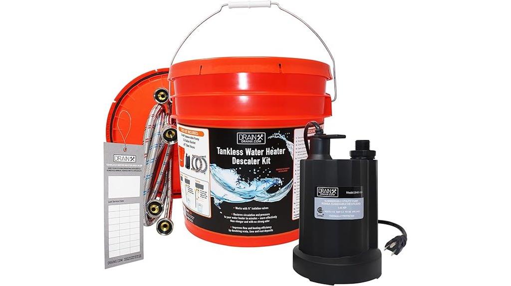 tankless water heater descaling kit