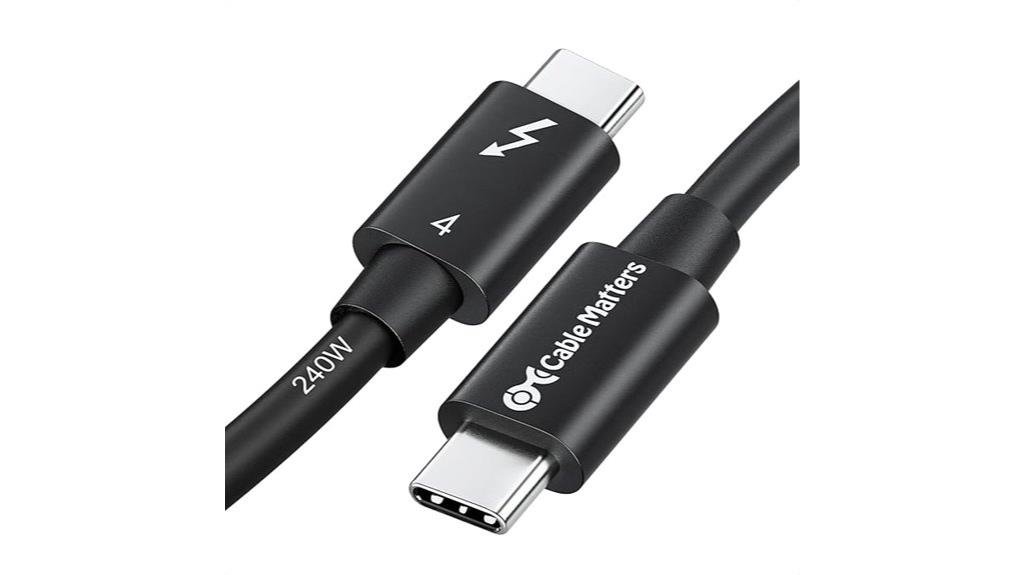 thunderbolt 4 8k charging cable