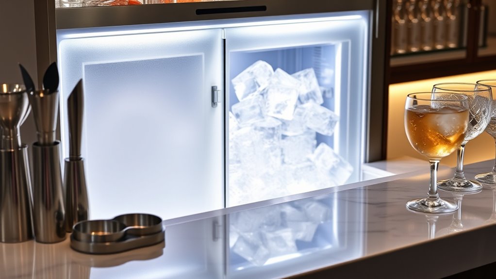 top built in ice maker options