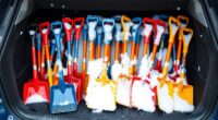 top car snow shovels