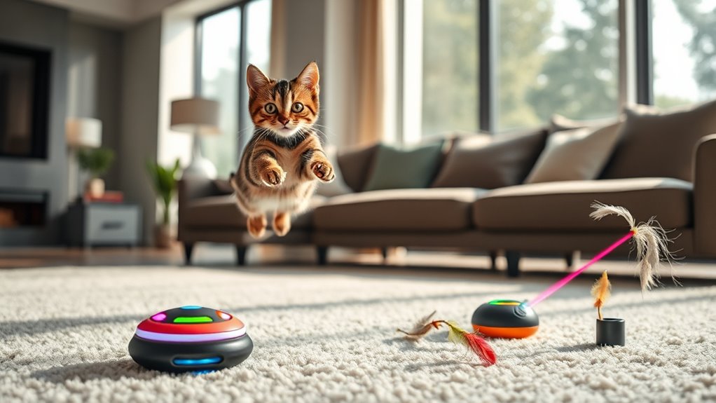 top motion activated cat toys