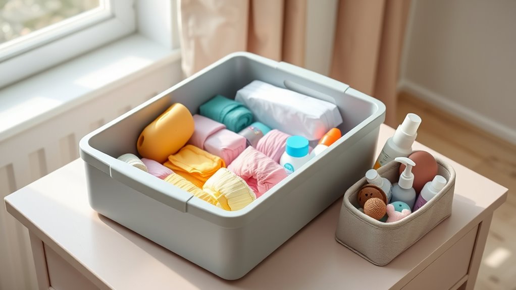 top portable diaper organizers