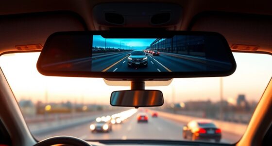 top rear view mirror dash cams