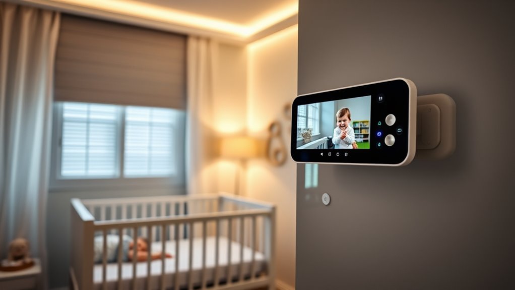 top split screen baby monitors