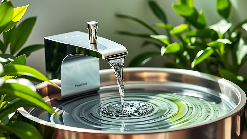 top stainless steel cat fountains