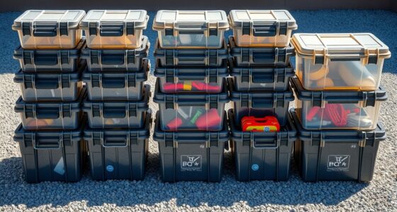 top waterproof emergency storage bins