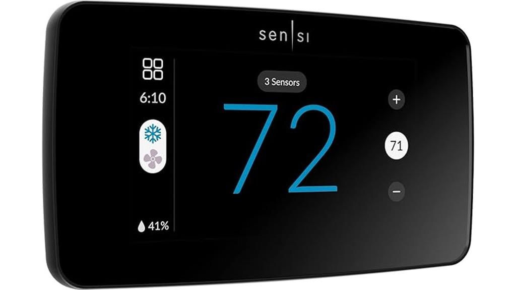 touchscreen smart thermostat