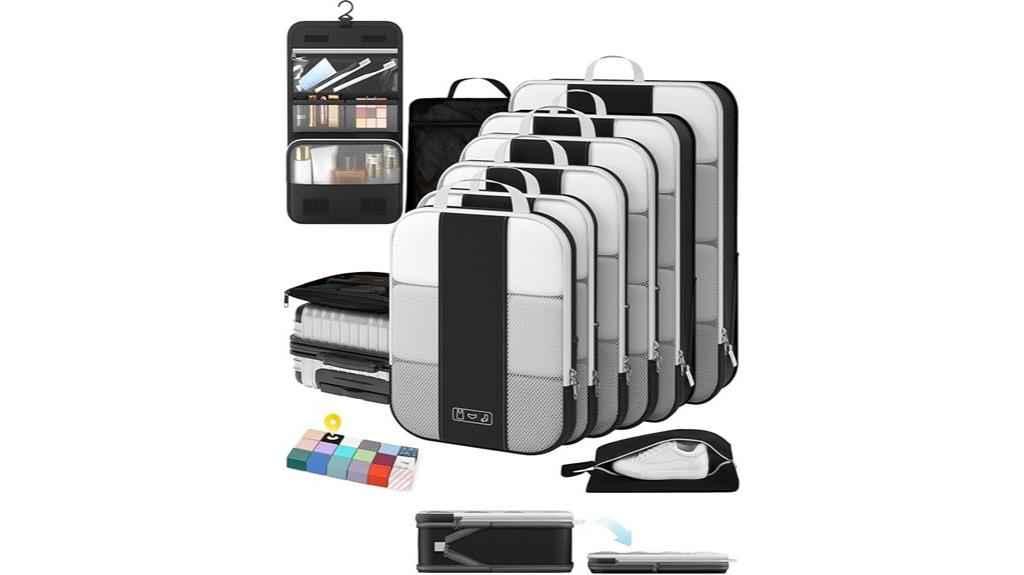 travel compression packing cubes