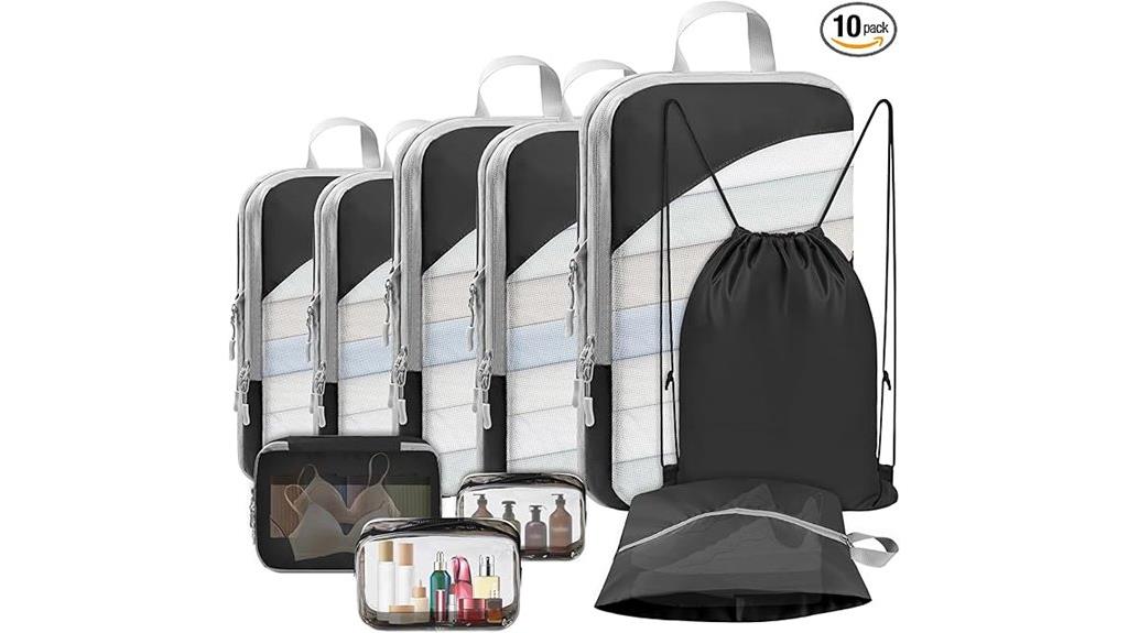 travel packing cube set