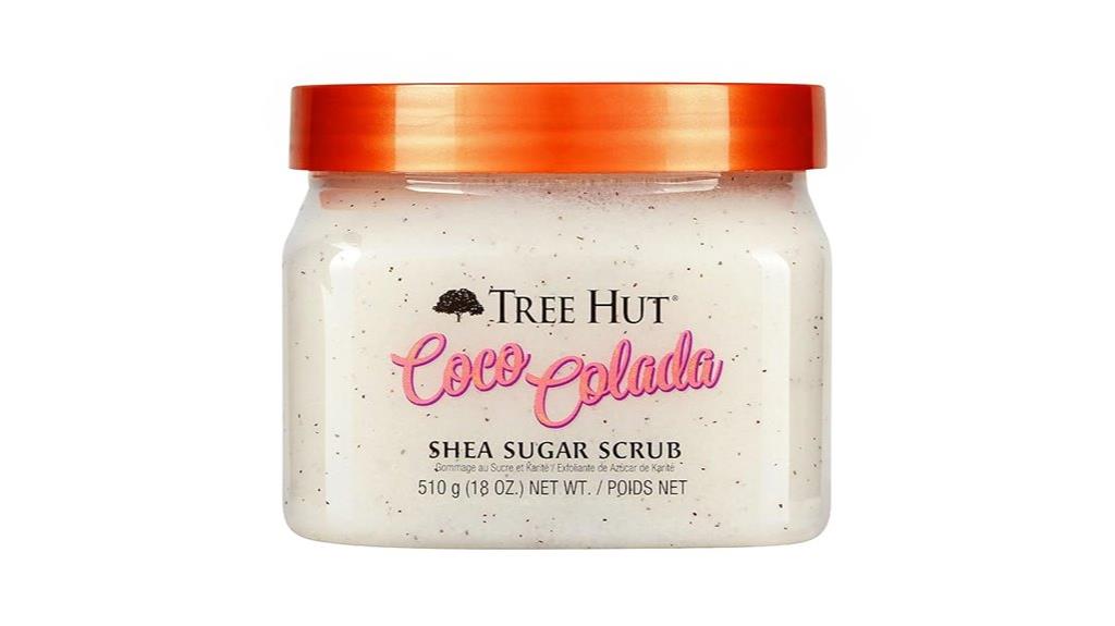 tropical coconut shea scrub
