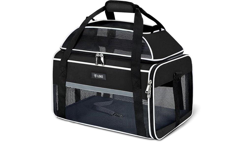 tsa approved soft pet carrier