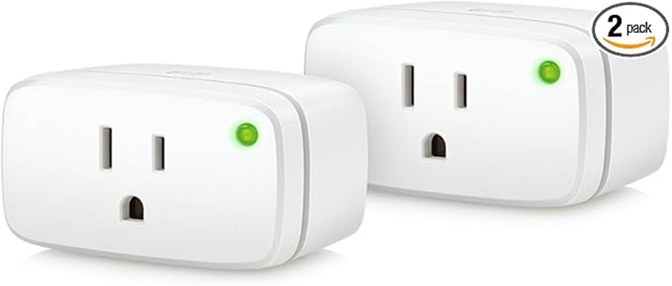two eve energy smart plugs