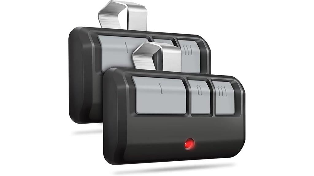 two pack garage door remotes