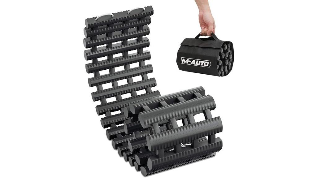 vehicle traction aid mats