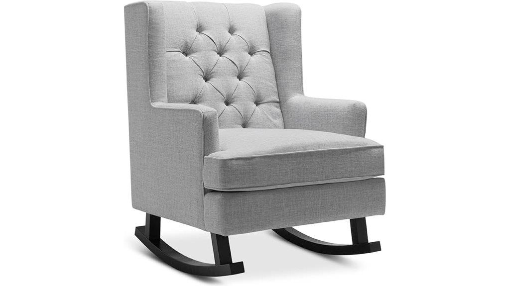 velvet wingback accent chair