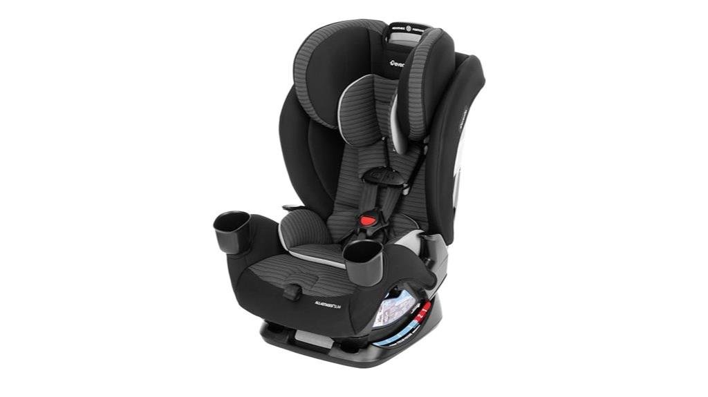 versatile black convertible seat