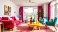 vibrant furniture color choices
