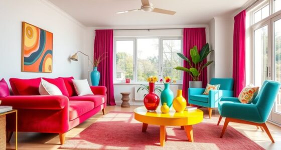vibrant furniture color choices
