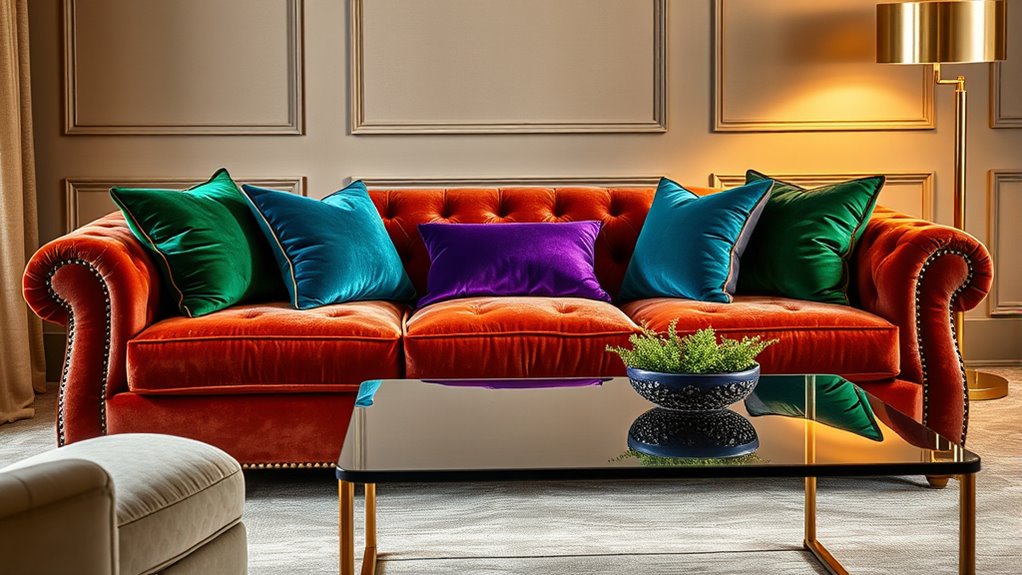 vibrant jewel tones harmony