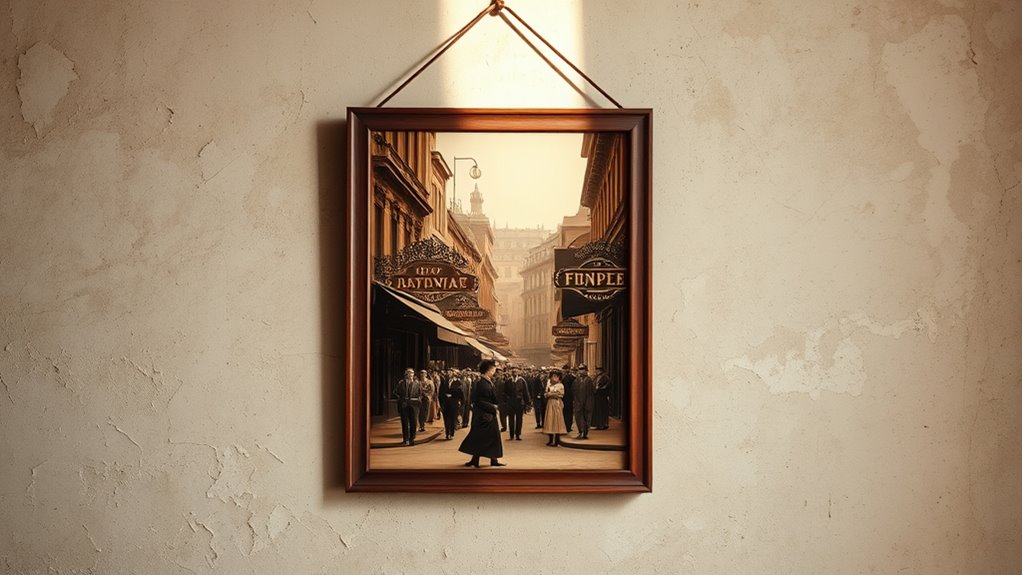 vintage wall art displays