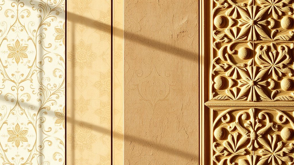 wall surface textural variations