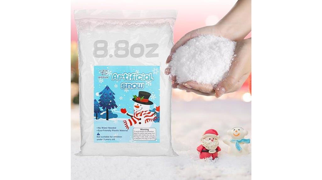waterless christmas fake snow