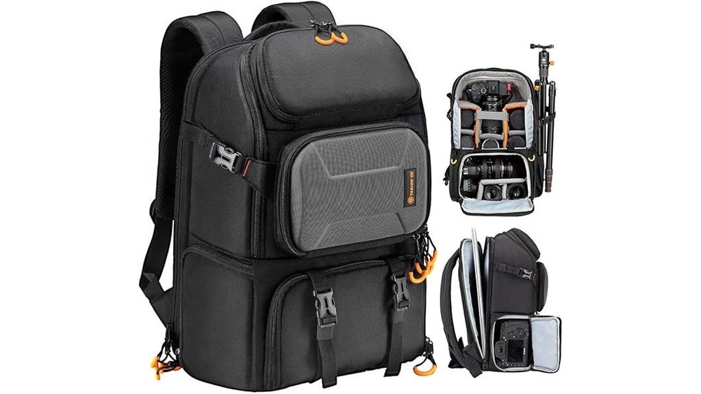 waterproof camera backpack with laptop